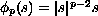 $\phi_{p} (s) =|s|^{p-2} s$