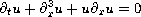 $$
 \partial_t u+\partial_x^3 u+u\partial_x u=0
 $$