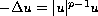 $-\Delta u = |u|^{p-1}u$