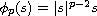 $\phi_p(s)=|s|^{p-2}s$