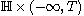 $\mathbb{H}\times (-\infty,T)$