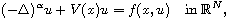 $$
 (-\Delta)^\alpha u+V(x)u =f(x,u) \quad\text{in } \mathbb{R}^N,
 $$